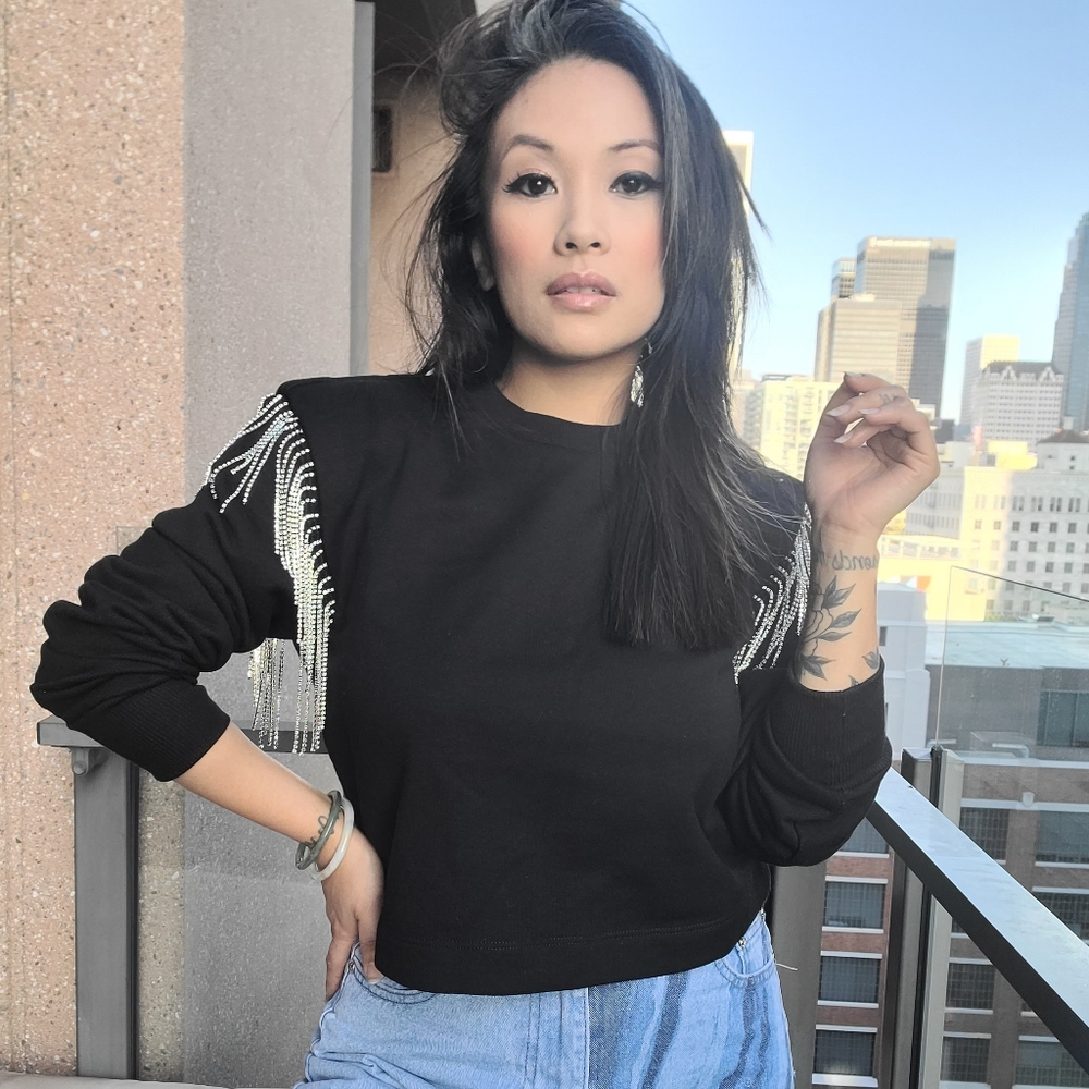 Culpos x INC Cropped Sweatshirt NWT